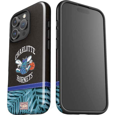 NBA Charlotte Hornets Retro Palms iPhone 16 Pro Impact Case